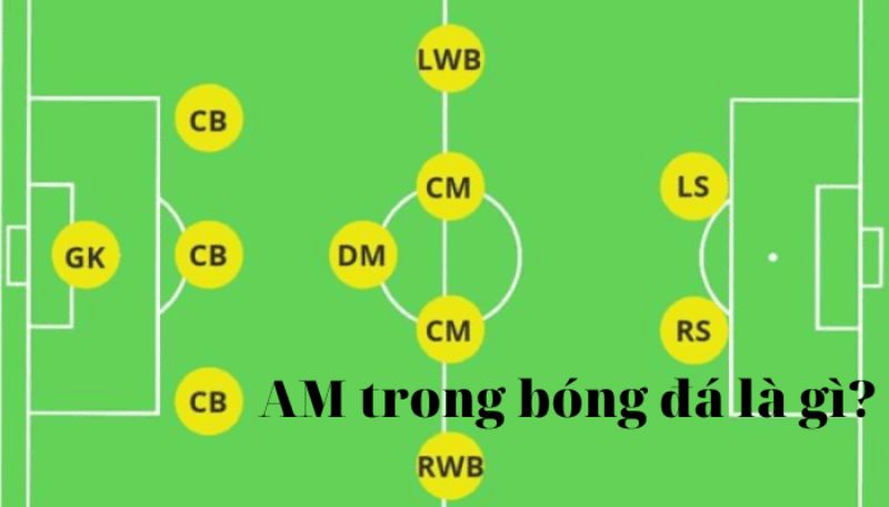 Giải đáp Am trong bóng đá là gì? Vai trò và nhiệm vụ của vị trí Am như thế nào?